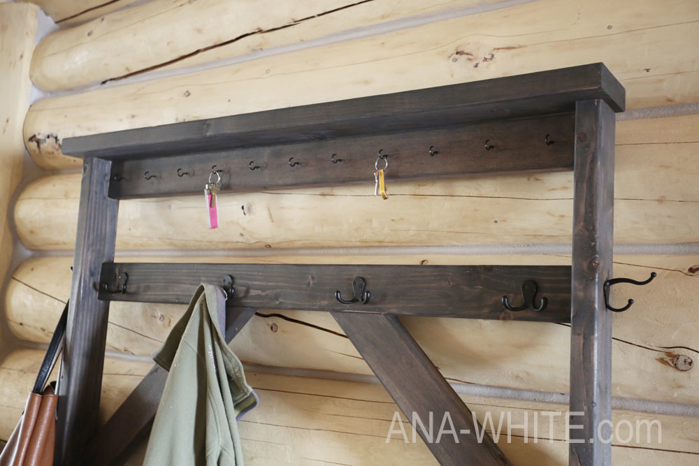 Outdoor Hall Tree Ana White